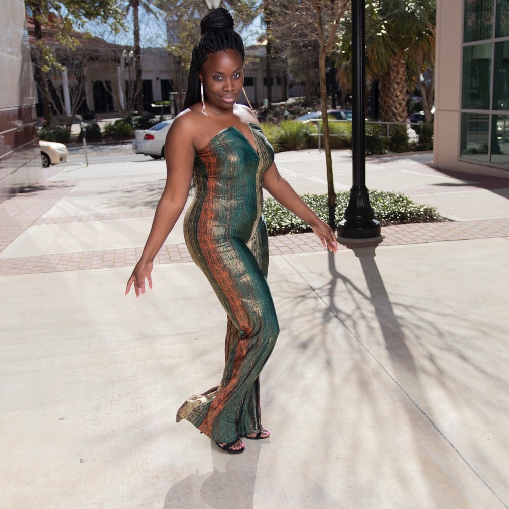 Streak Shine Jumpsuit